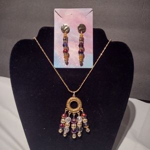 BEAUTIFUL JEWELRY SET NECKLACE AND EARRING